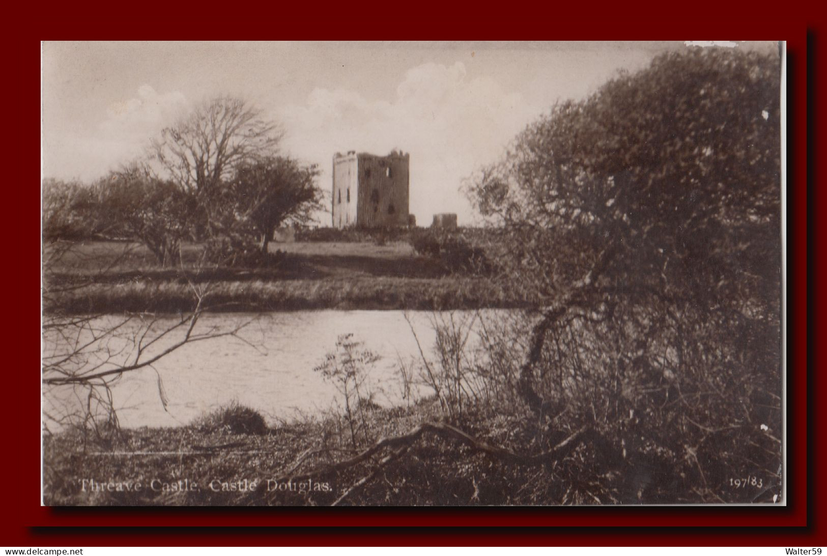 1923 UK Great Britain Postcard Castle Douglas Sent Birmingham To Scotland Slogan 2scans - Kirkcudbrightshire