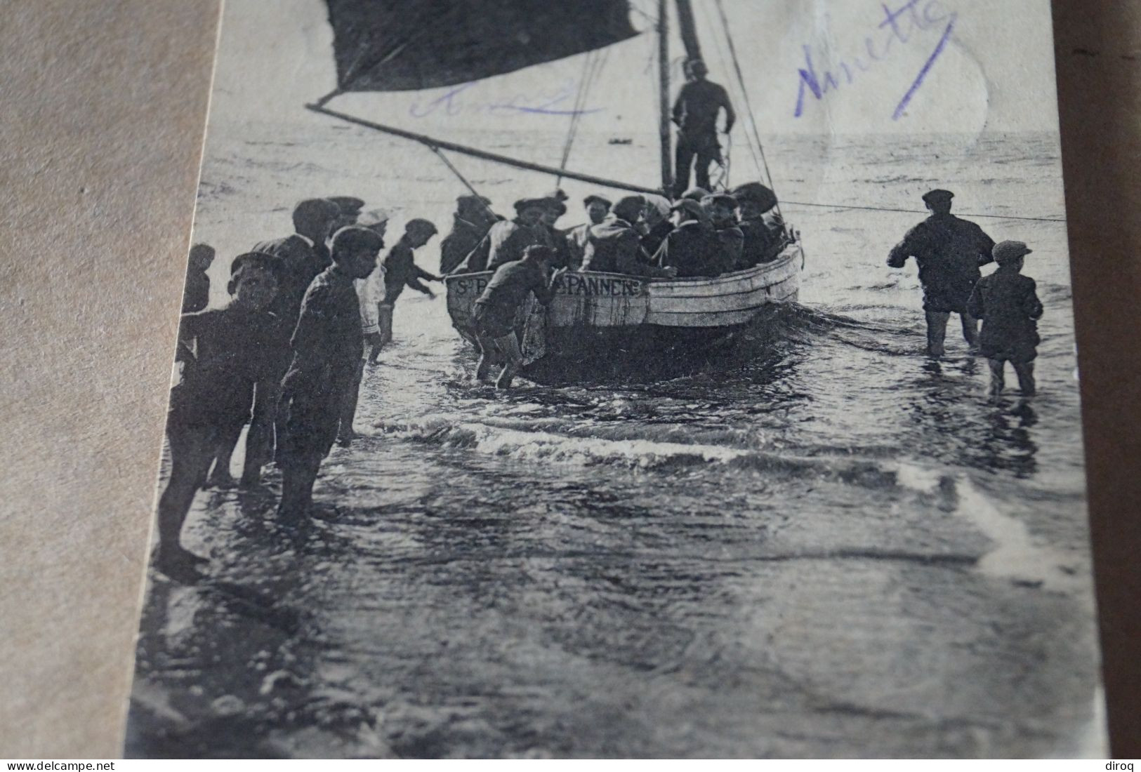 Belle Carte Ancienne,  De Panne ,La Panne, 1922, Excursion En Mer - De Panne