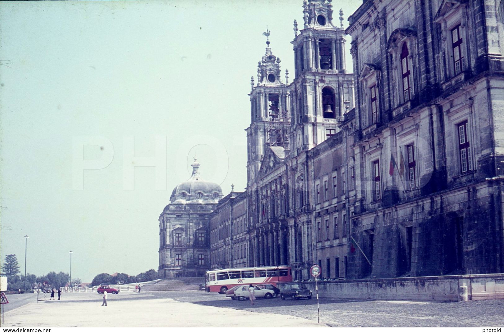 80s AUTOCARRO RODOVIARIA NACIONAL BUS CONVENTO MAFRA PORTUGAL 35mm DIAPOSITIVE SLIDE NO PHOTO FOTO NB2707 - Diapositives