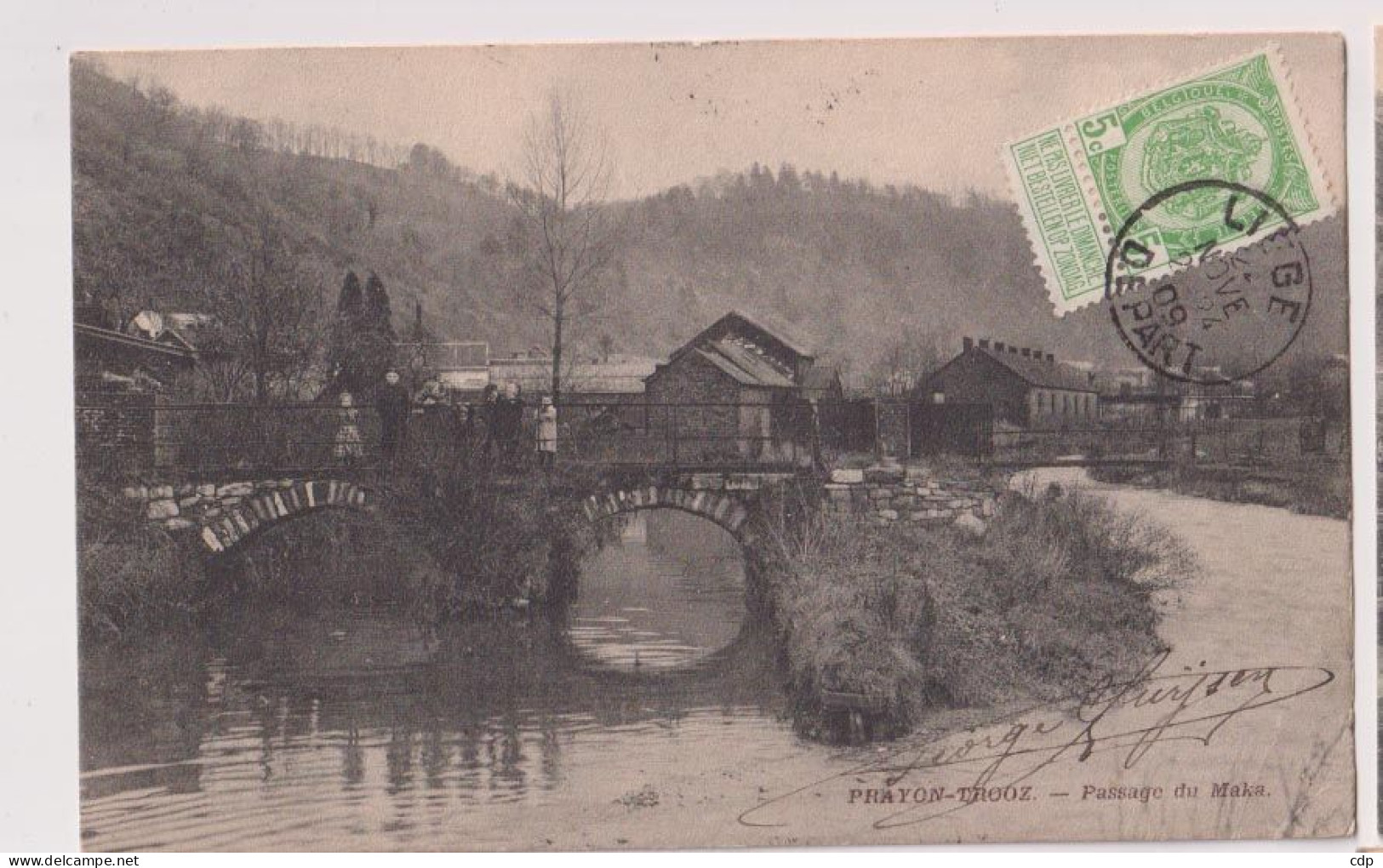 Cpa Parayon-trooz  1909 - Trooz