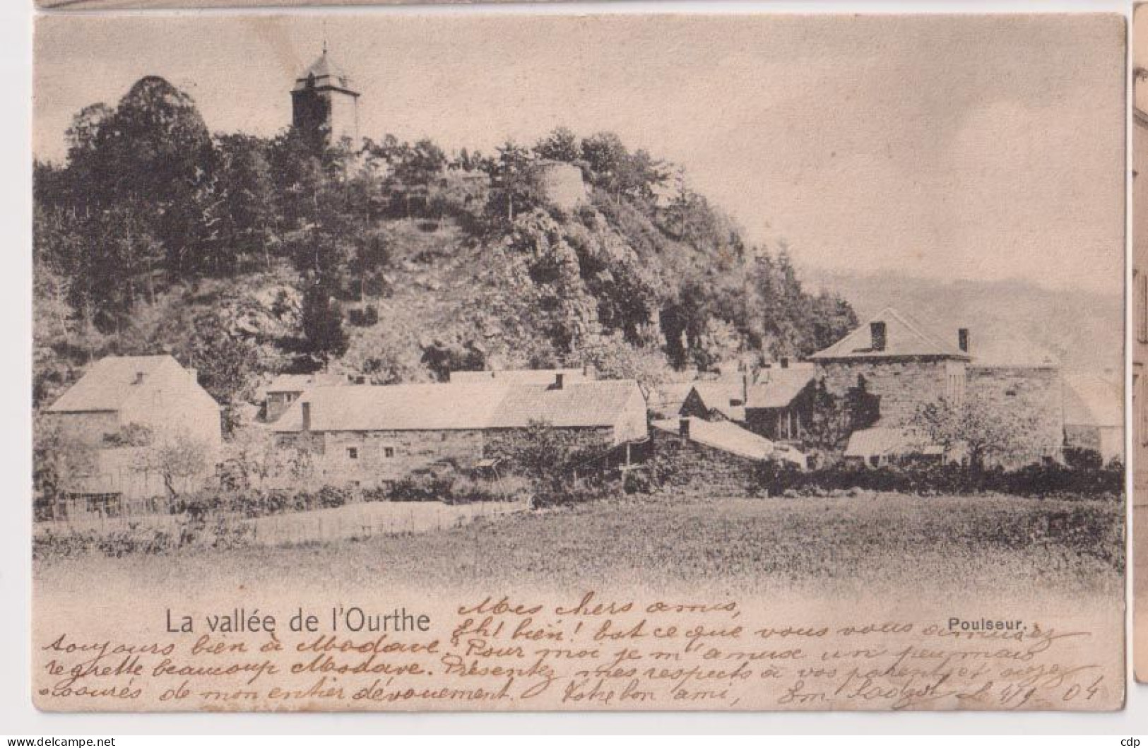 Cpa Poulseur  1904 - Comblain-au-Pont