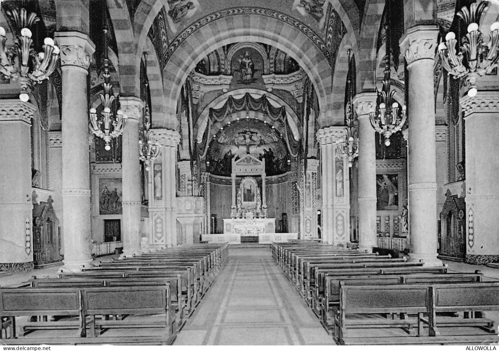 22357 " SANTUARIO DI S. RITA DA CASCIA-INTERNO " -VERA FOTO-CART. POST. SPED.1968 - Kirchen