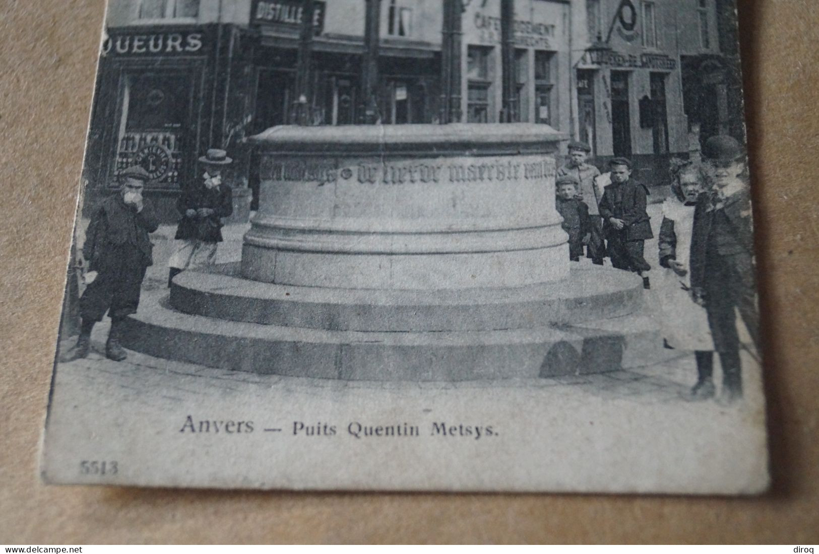 Belle Carte Ancienne,  Anvers,Antwerpen,1907,Puit Quentin, Metsys - Antwerpen