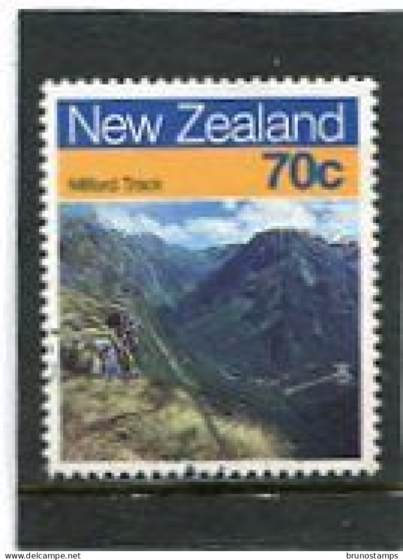 NEW ZEALAND - 1988  70c  MILFORD TRACK  FINE  USED - Used Stamps
