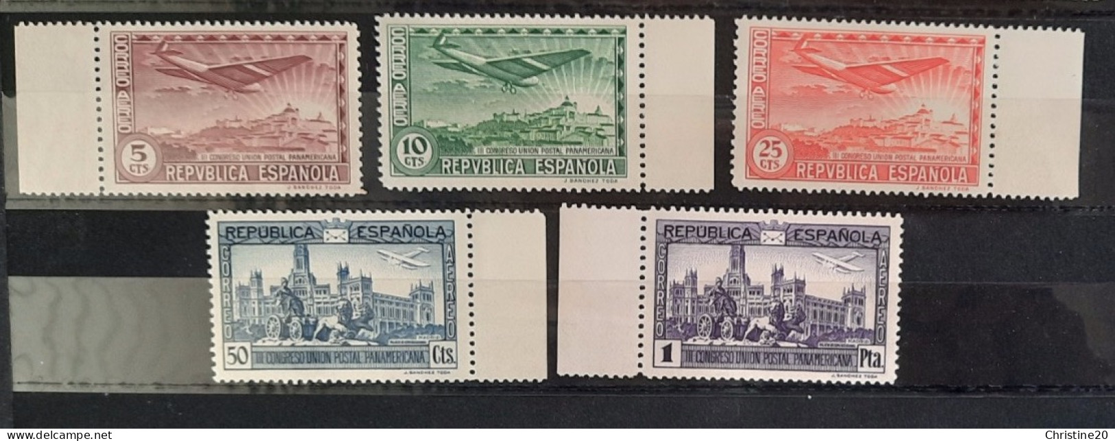 Espagne 1931 PA84/88 **TB - Unused Stamps