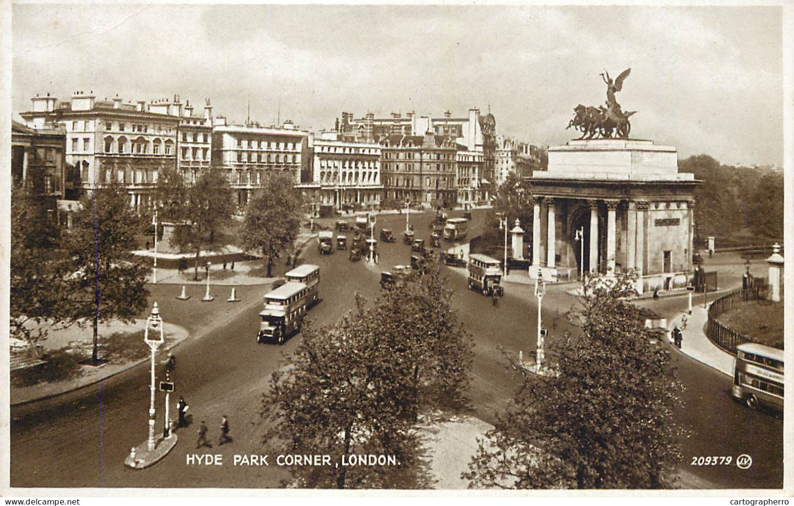 Old London Surface Transport Automobile  Bus Hyde Park - Bus & Autocars