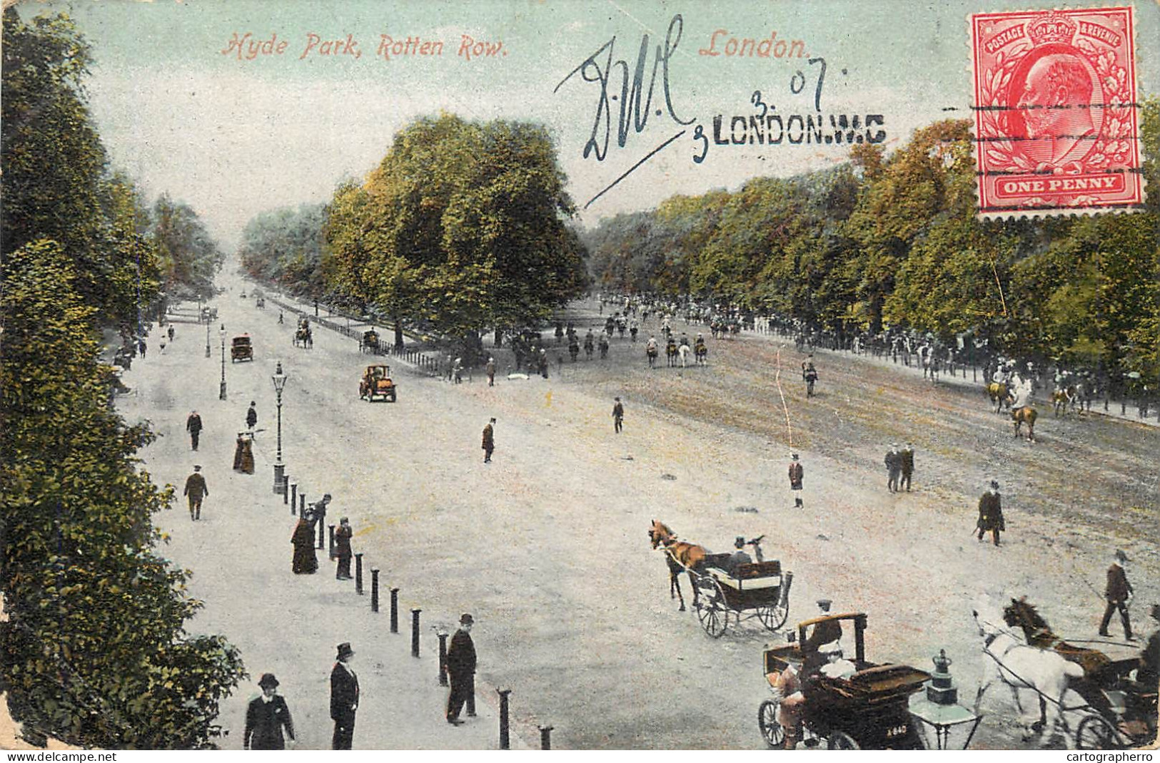 Old London Surface Transport Carriage Cart Elegance  Hyde Park - Bus & Autocars