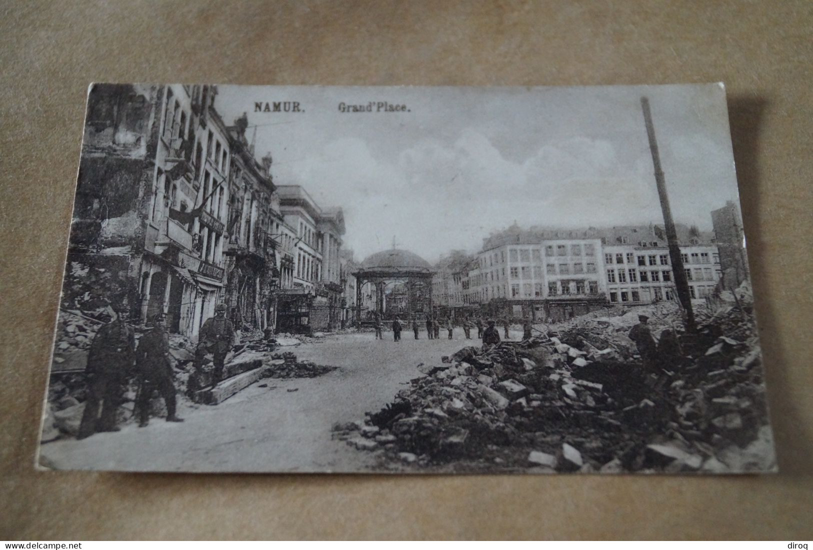 Namur,RARE,Grand'Place,sous L'occupation Allemande Guerre 14-18 ,belle Carte Ancienne - Namur