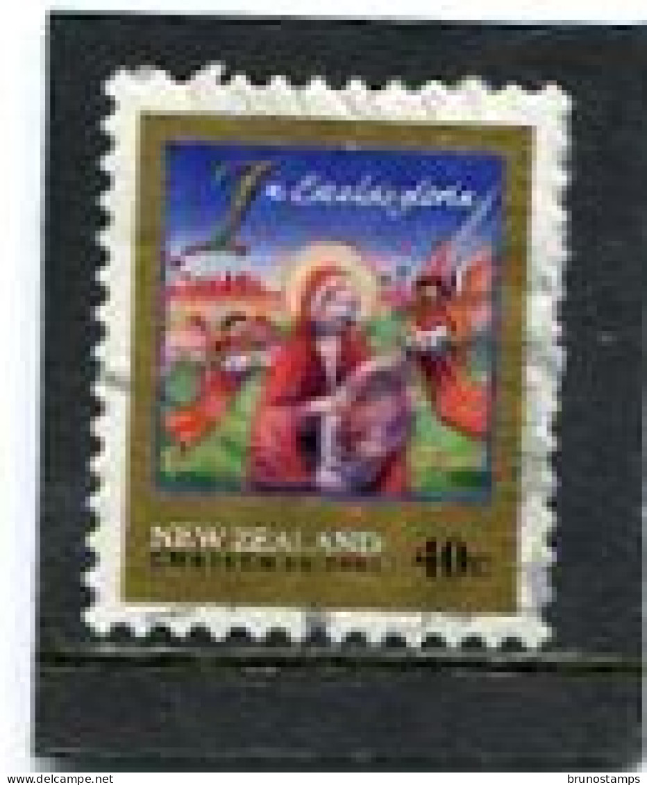 NEW ZEALAND - 2001  40c  CHRISTMAS  SELF ADHESIVE  FINE  USED - Used Stamps