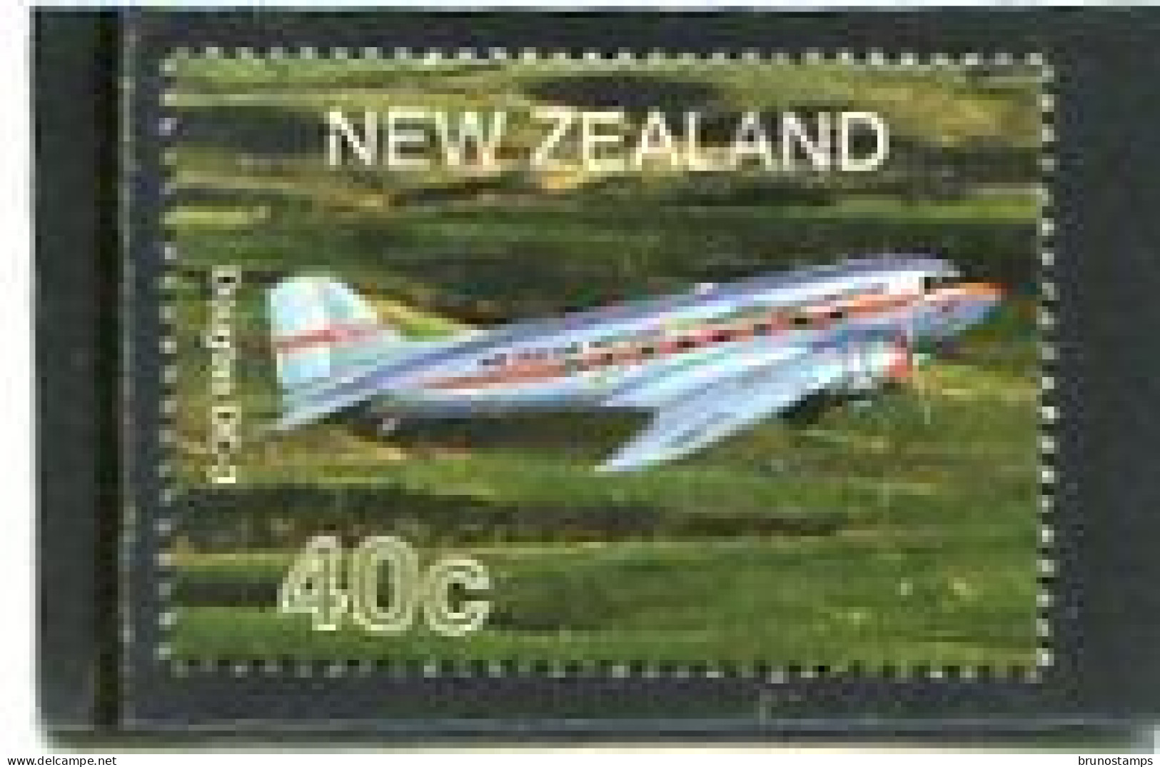 NEW ZEALAND - 2001  40c  DOUGLAS DC-3  FINE  USED - Used Stamps