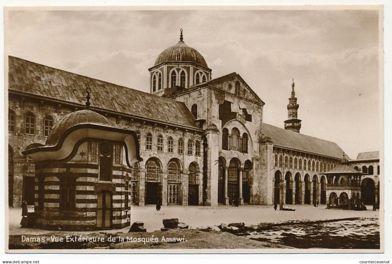CPA - DAMAS (Syrie) - Vue Extérieure De La Grande Mosquée Amawi - Siria