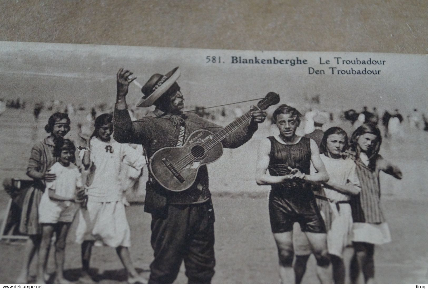 RARE , Blankenberghe,le Troubadour ,belle Carte Ancienne - Blankenberge