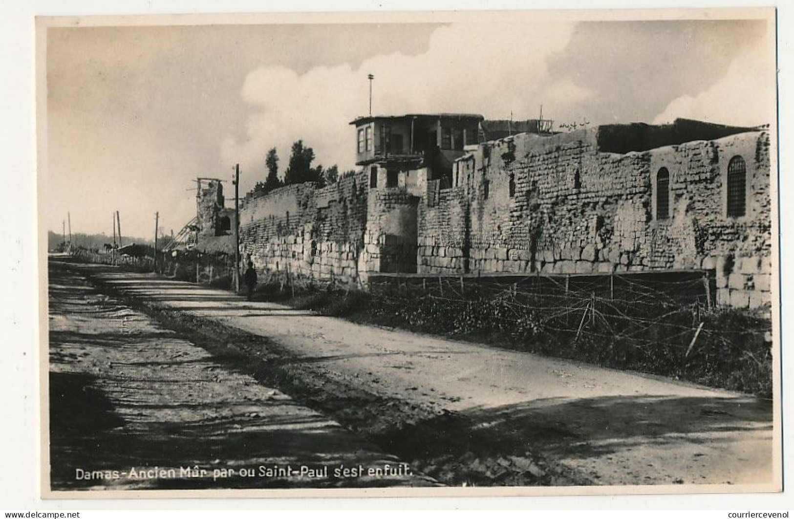 CPA - DAMAS (Syrie) - Ancien Mur Par Où Saint-Paul S'est Enfuit - Siria