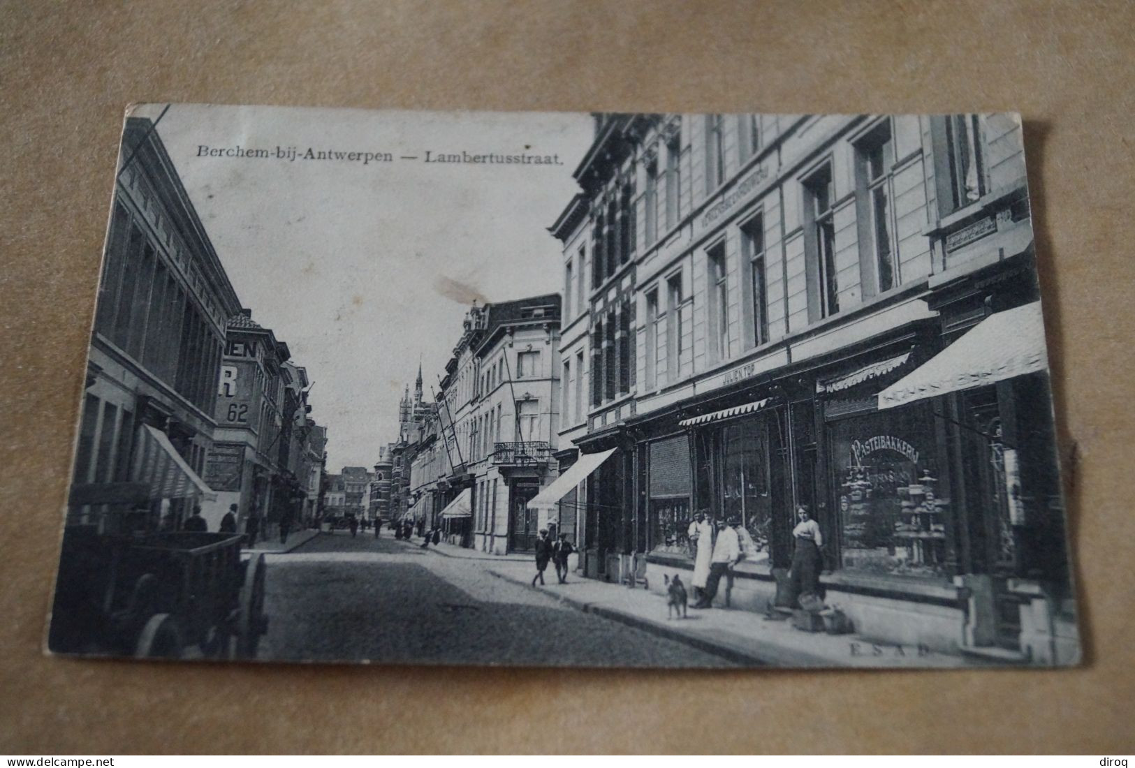 Berchem Bij Antwerpen , Lambertusstraat,commerces ,belle Carte Ancienne - Antwerpen