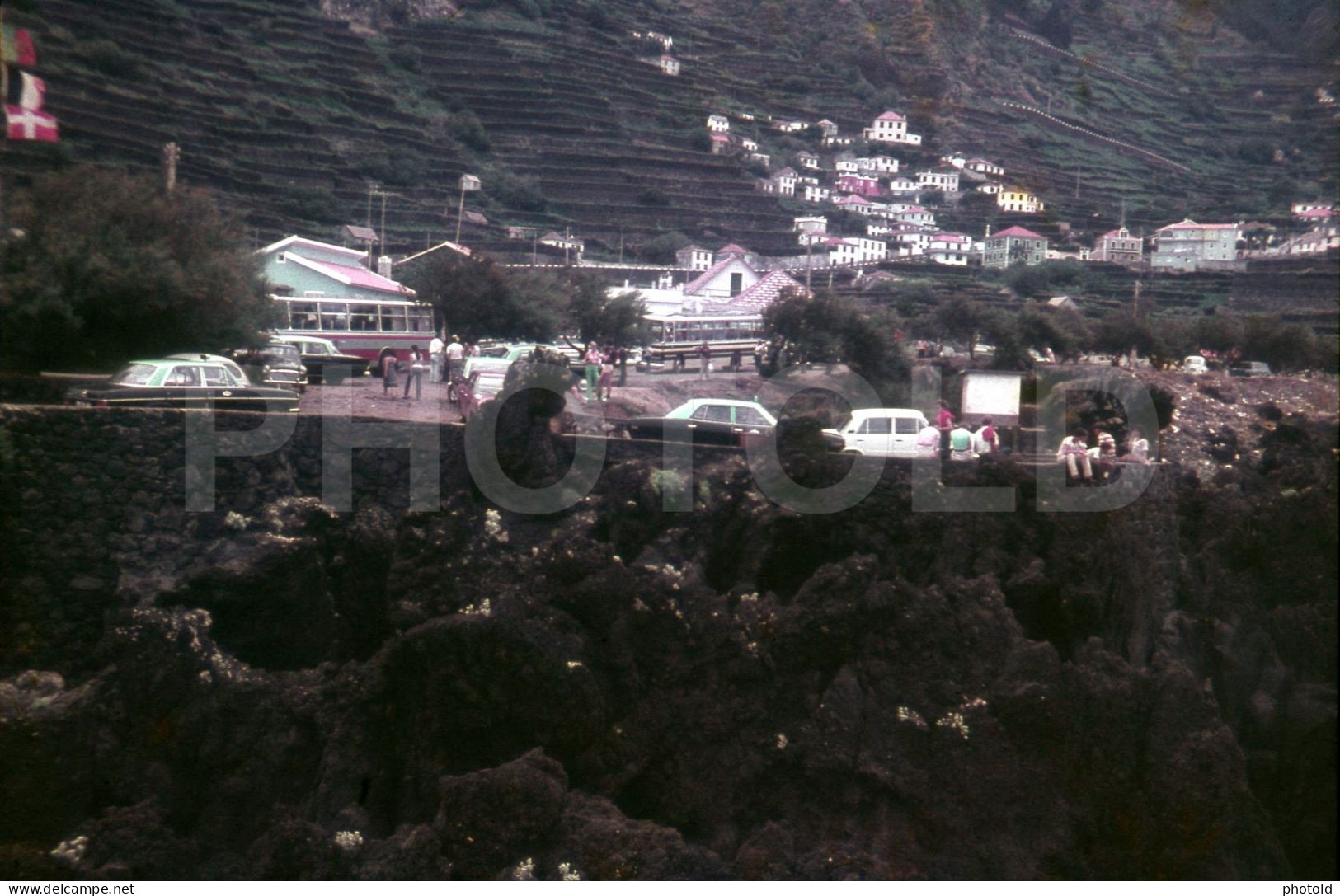 4 SLIDES SET 70s FUNCHAL ILHA DA MADEIRA PORTUGAL 35mm DIAPOSITIVE SLIDE NO PHOTO FOTO NB2717 - Diapositives