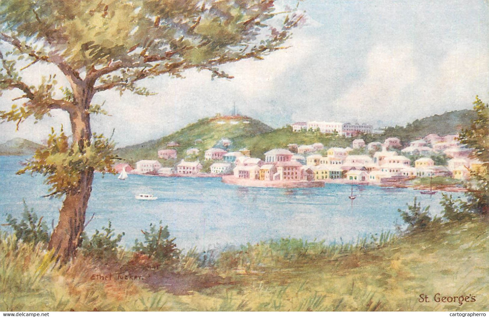 America Antilles Bermuda St. Georges Painting - Bermuda