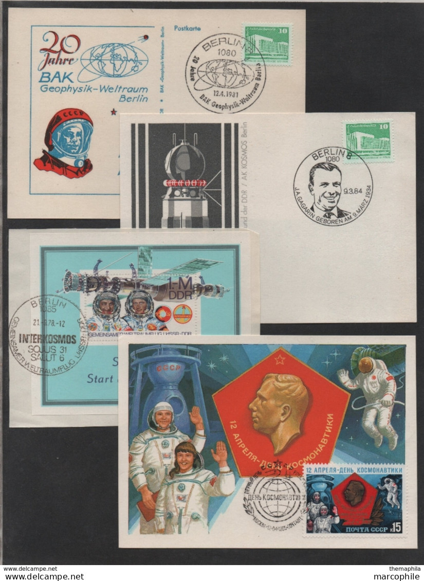 ESPACE - SPACE - WELTRAUM / LOT DE 4 DOCUMENTS (ref 6933) - Sonstige & Ohne Zuordnung