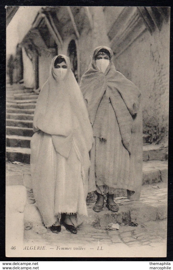 ALGERIE - ISLAM  / 1910 CPA FEMMES VOILEES VOYAGEE (ref LE3944) - Islam