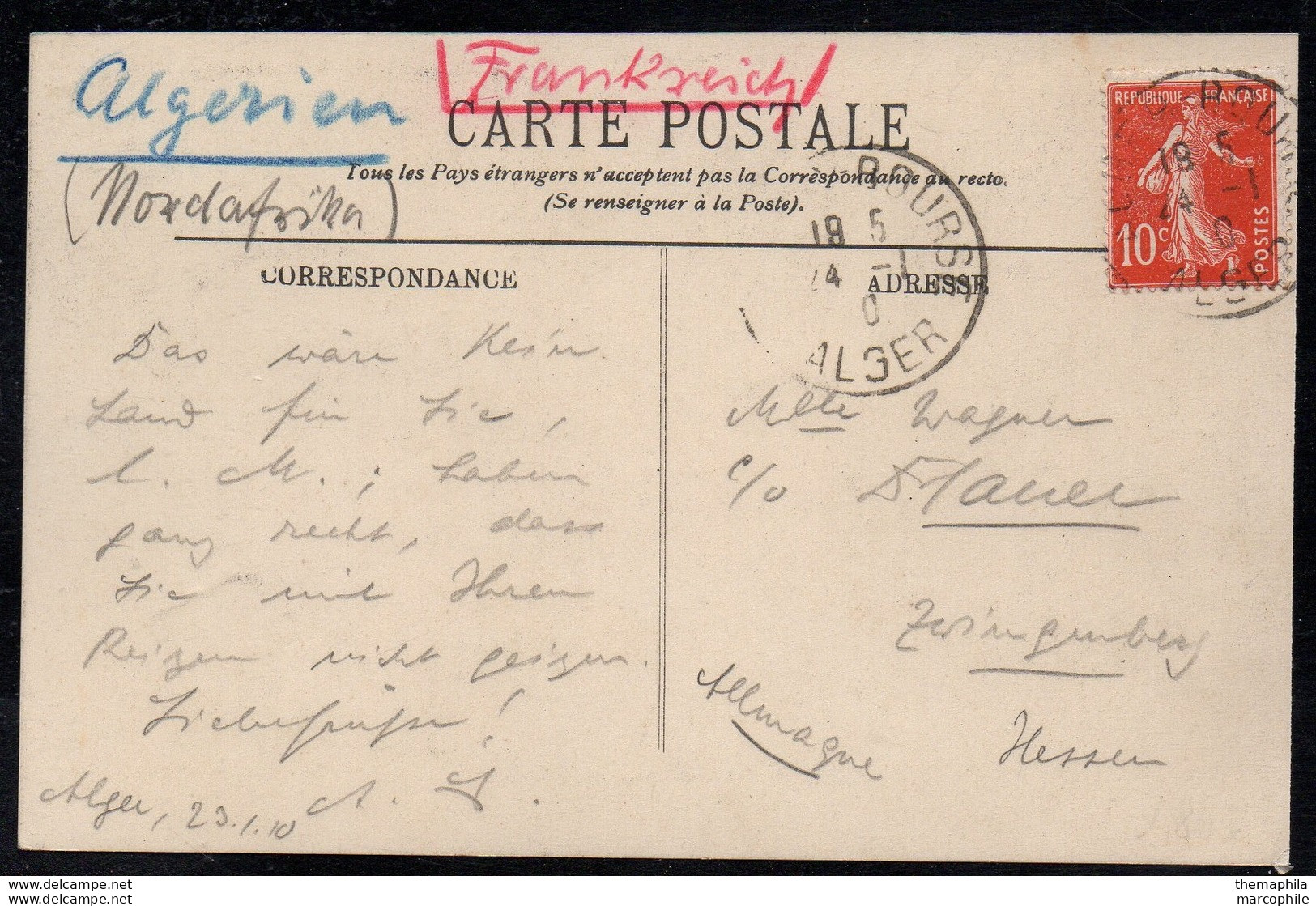 ALGERIE - ISLAM  / 1910 CPA FEMMES VOILEES VOYAGEE (ref LE3944) - Islam