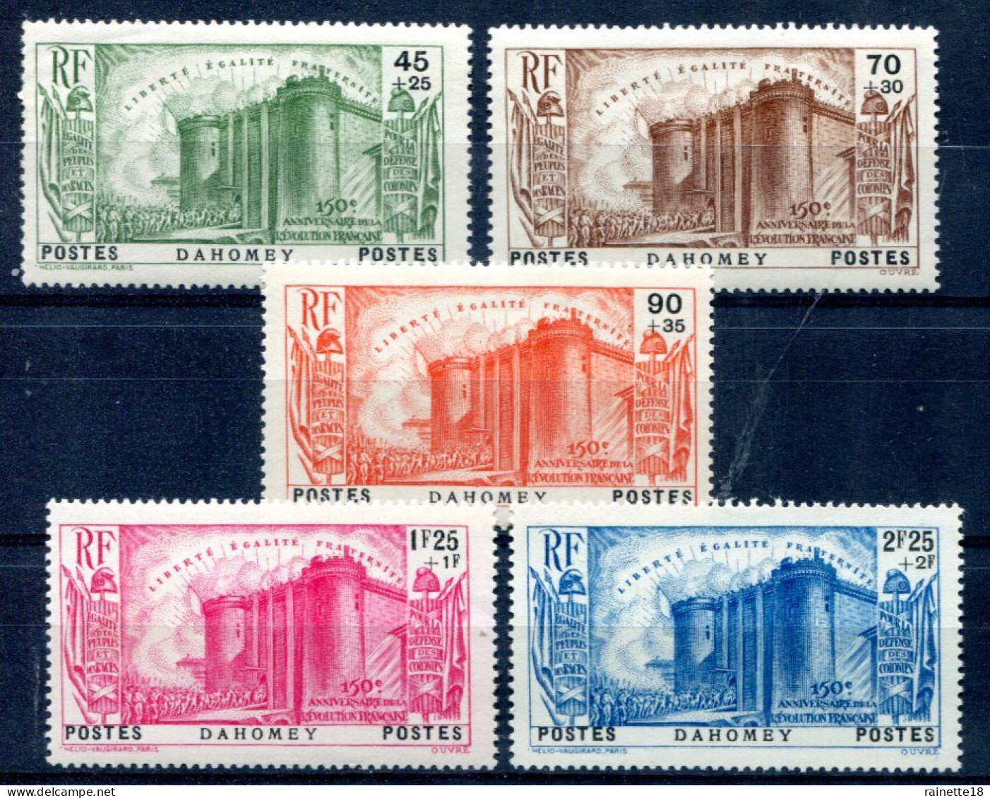 Dahomey             115/119 ** - Unused Stamps