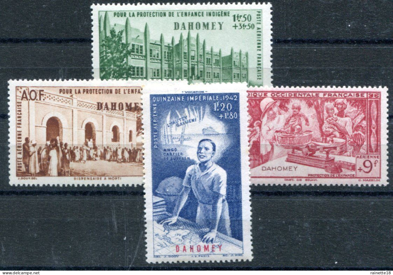 Dahomey              PA  6/9 * - Unused Stamps