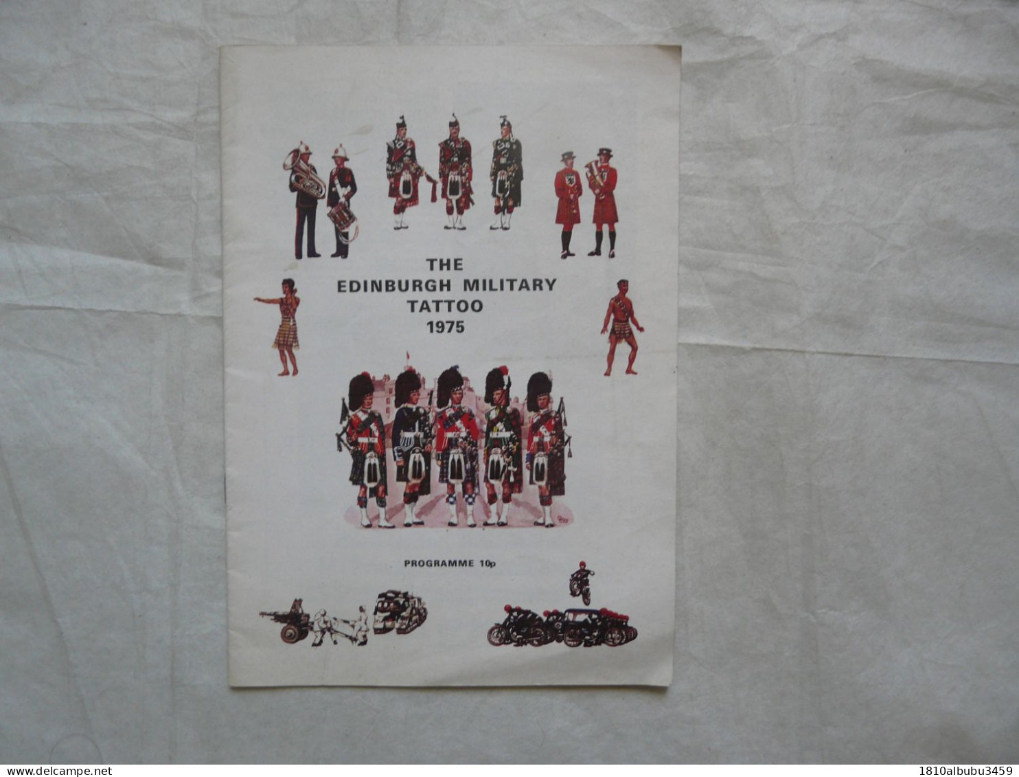 BROCHURE - THE EDINBURGH MILITARY TATTOO 1975 - Other & Unclassified