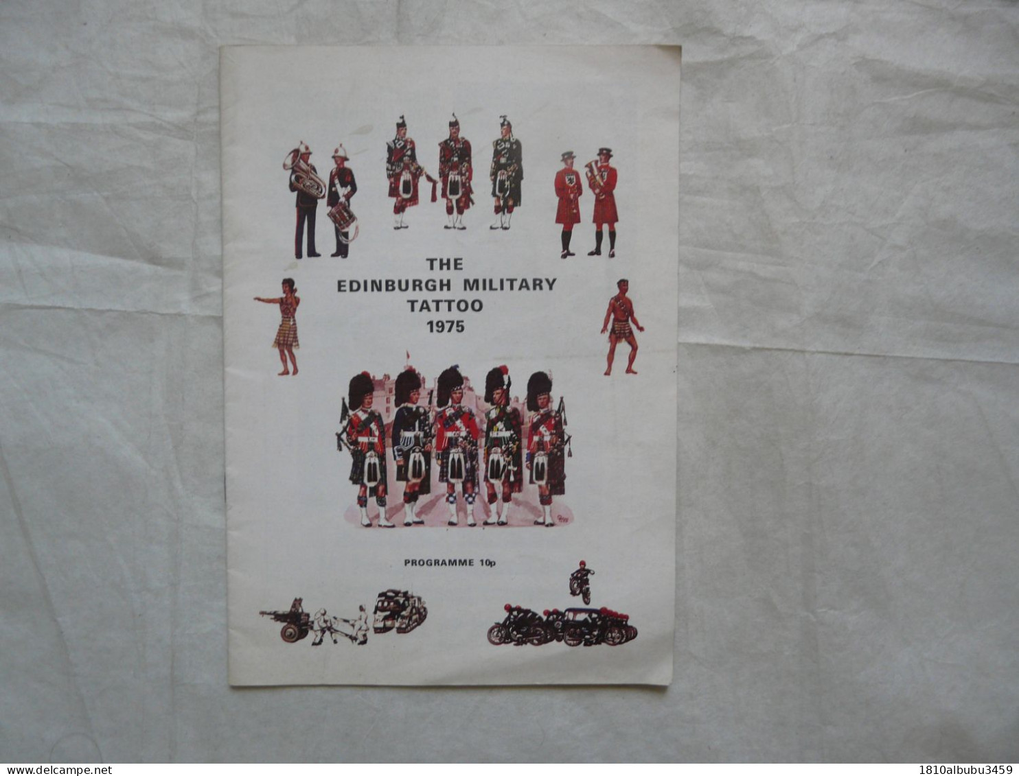 BROCHURE - THE EDINBURGH MILITARY TATTOO 1975 - Autres & Non Classés