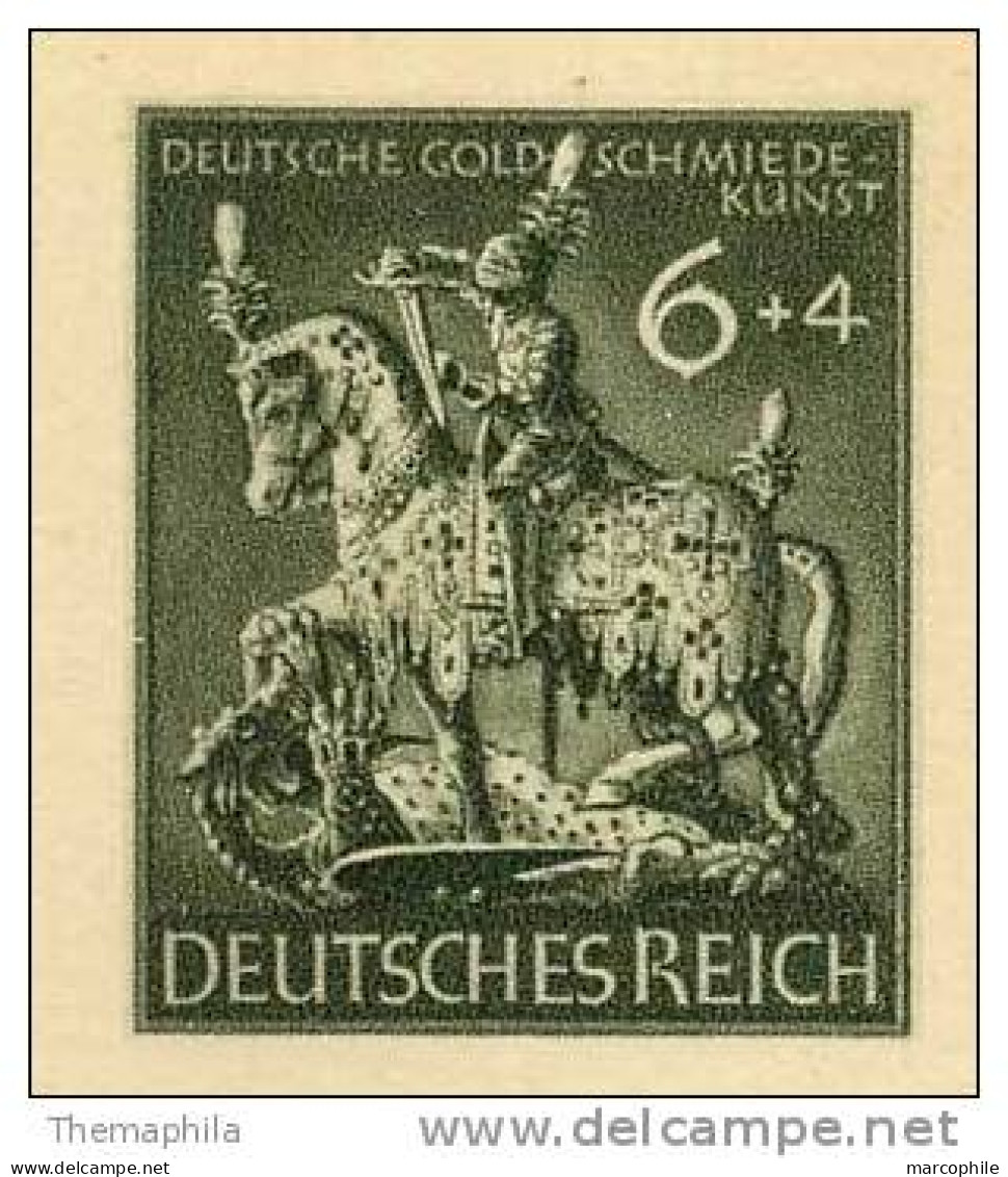 ORFEVRERIE - OR  / III REICH ENTIER POSTAL ILLUSTRE (2/2) (ref 1728) - Horlogerie