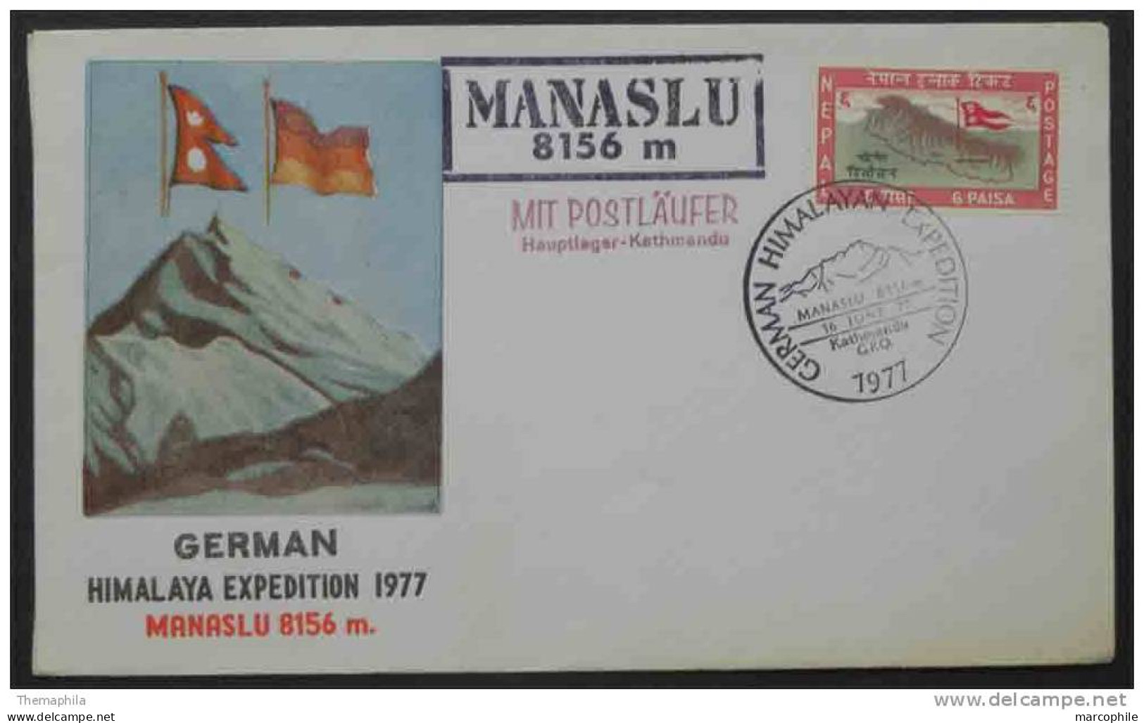 MONTAGNE - MOUNTAINEERING - ALPINISME /  1977 NEPAL MANASLU EXPEDITION (ref 2481) - Népal
