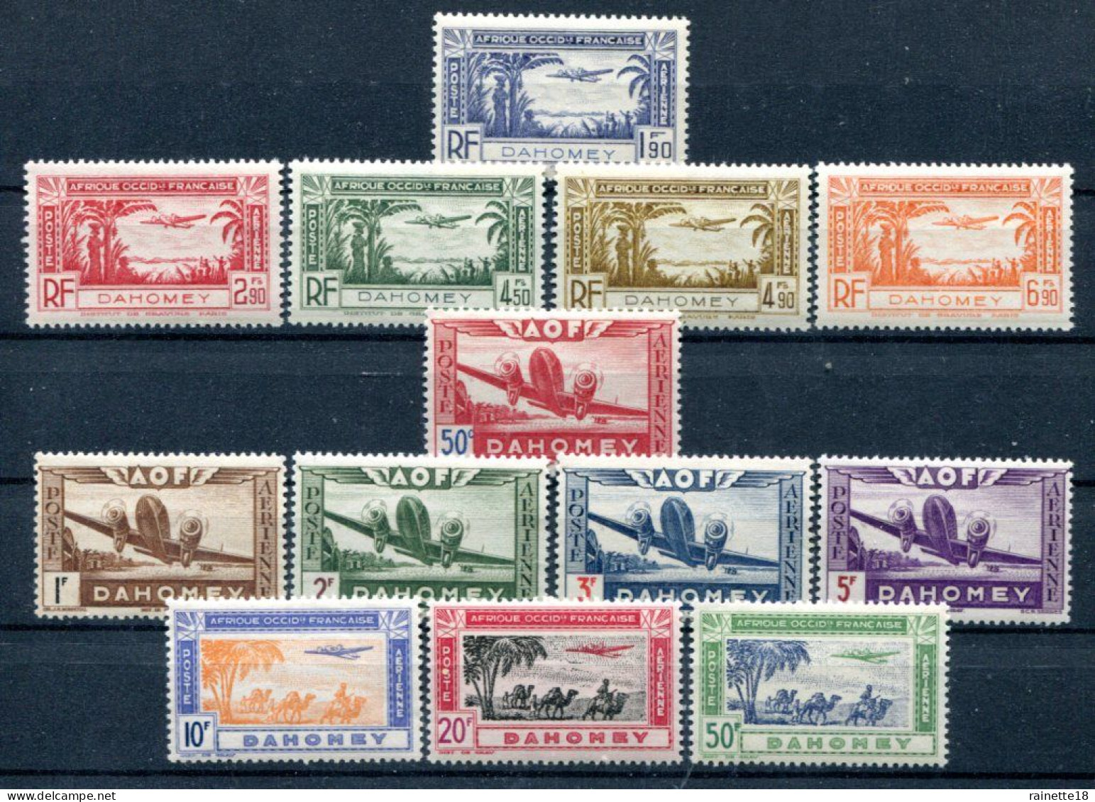 Dahomey                PA  1/5** + PA 10/17 ** - Unused Stamps