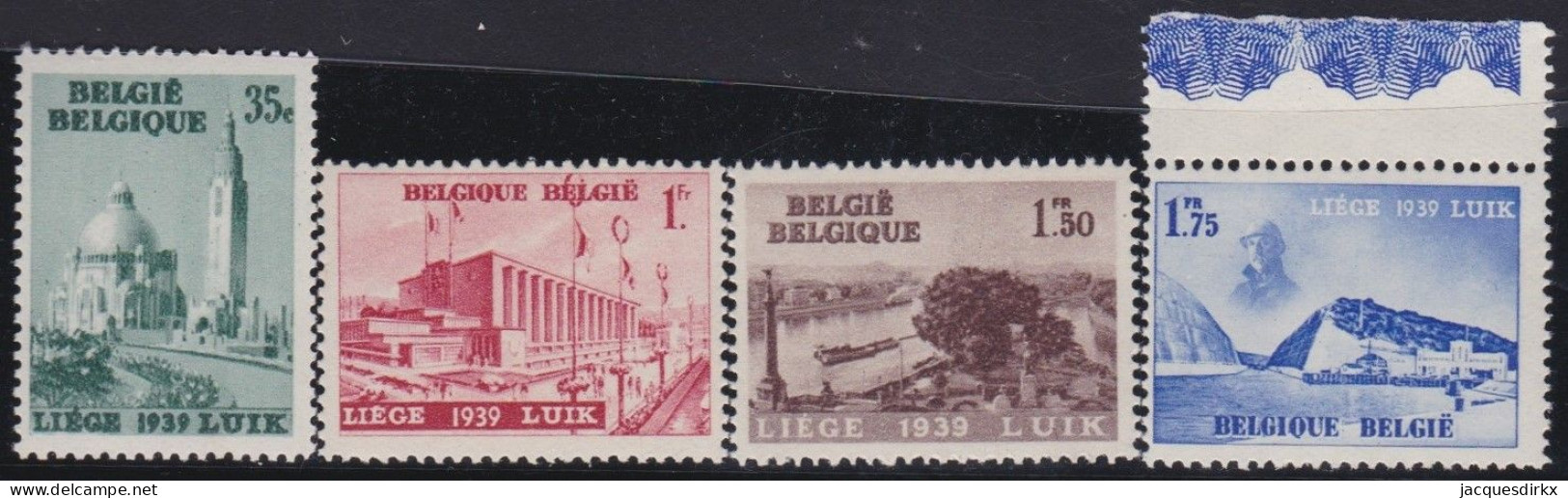 Belgie  . OBP   .  484/487     .   **  .    Postfris  .   /   .    Neuf Avec Gomme Et SANS Charnière - Nuevos