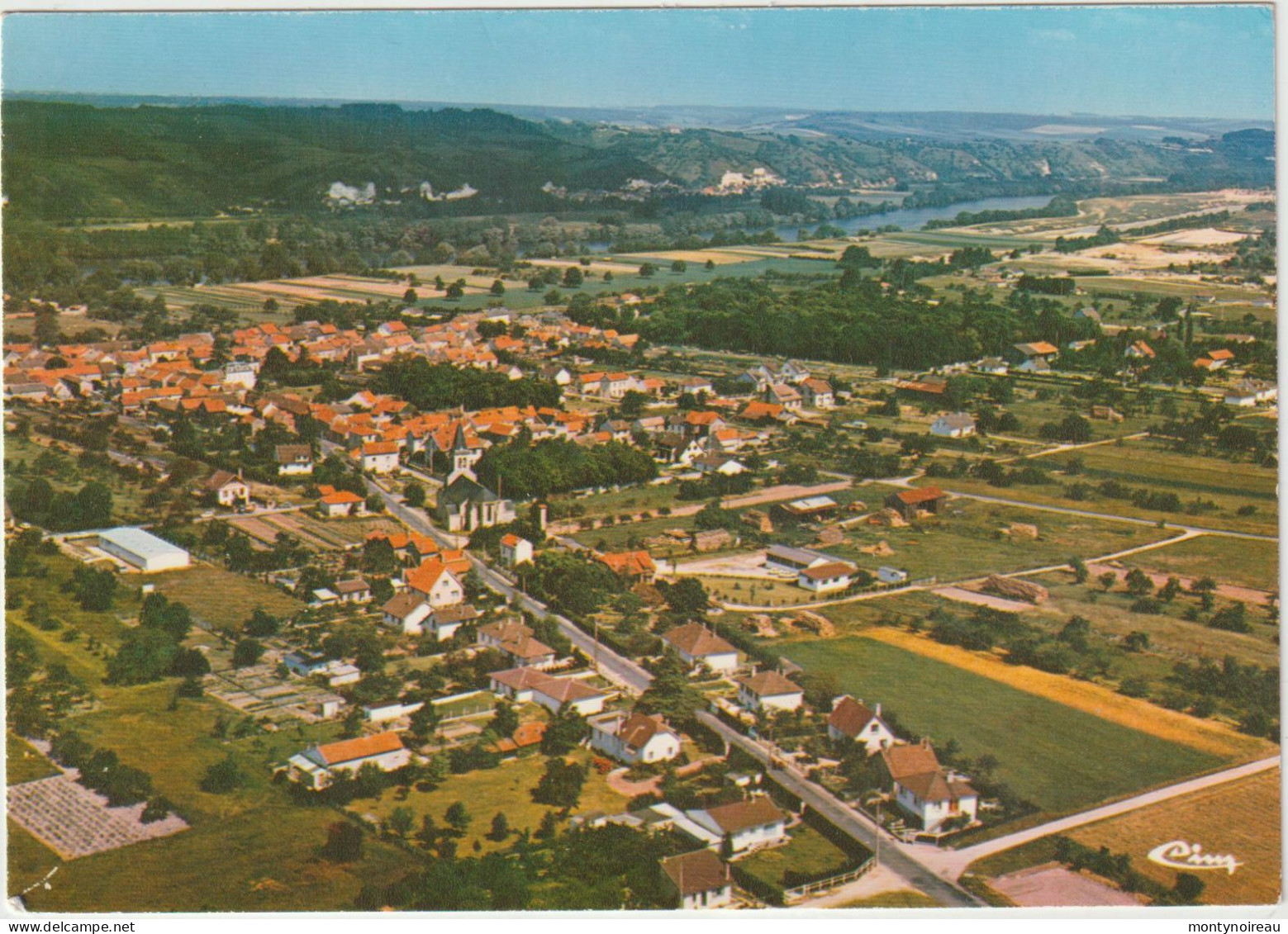 Yvelines :  FRENEUSE : Vue  Aérienne , Cim - Freneuse