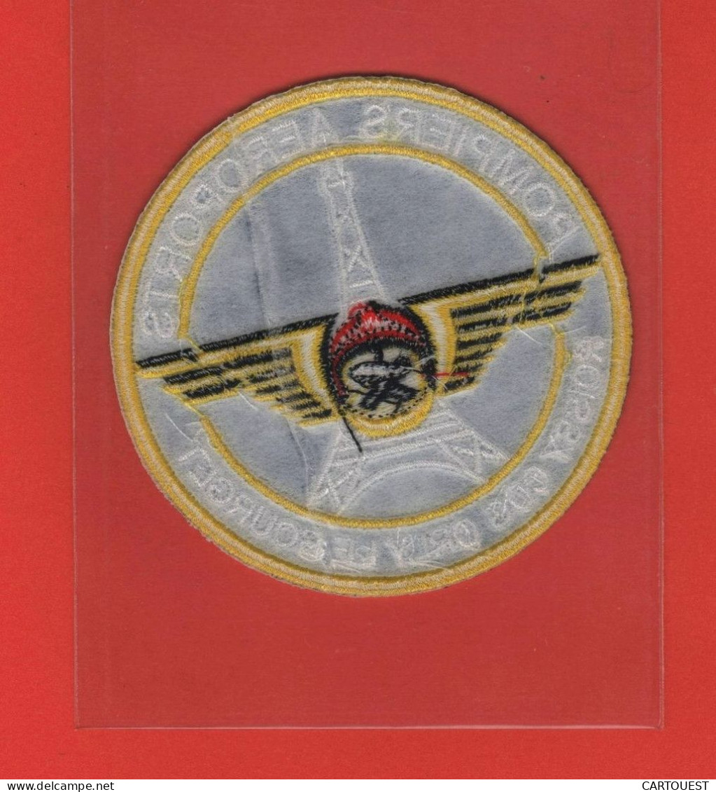 PATCH BSPP LES SAPEURS POMPIERS AEROPORTS ROISSY CDG ORLY LE BOURGET - Pompiers