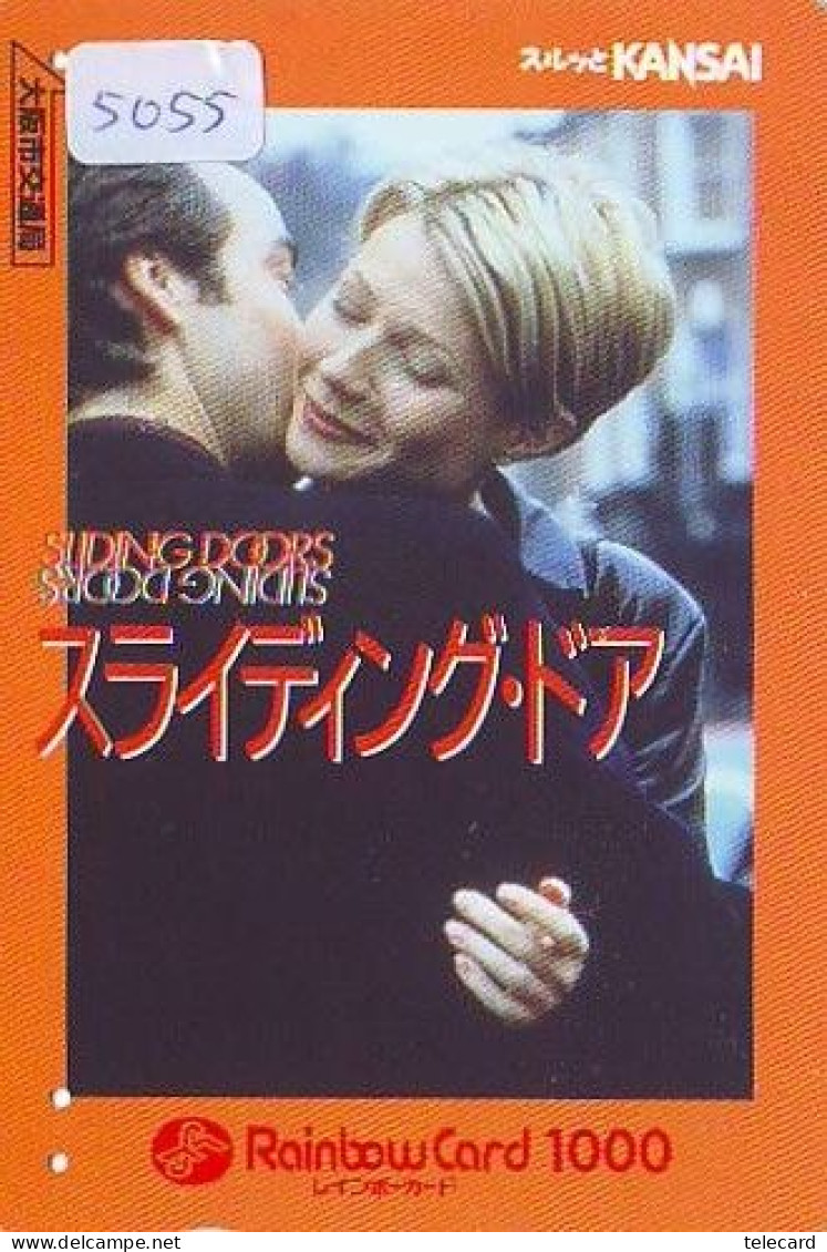 Carte Prépayée Japon  * CINEMA * FILM * SLIDING DOORS * 5055 *  PREPAID CARD Cinema * Japan Card Movie * KINO - Cinema