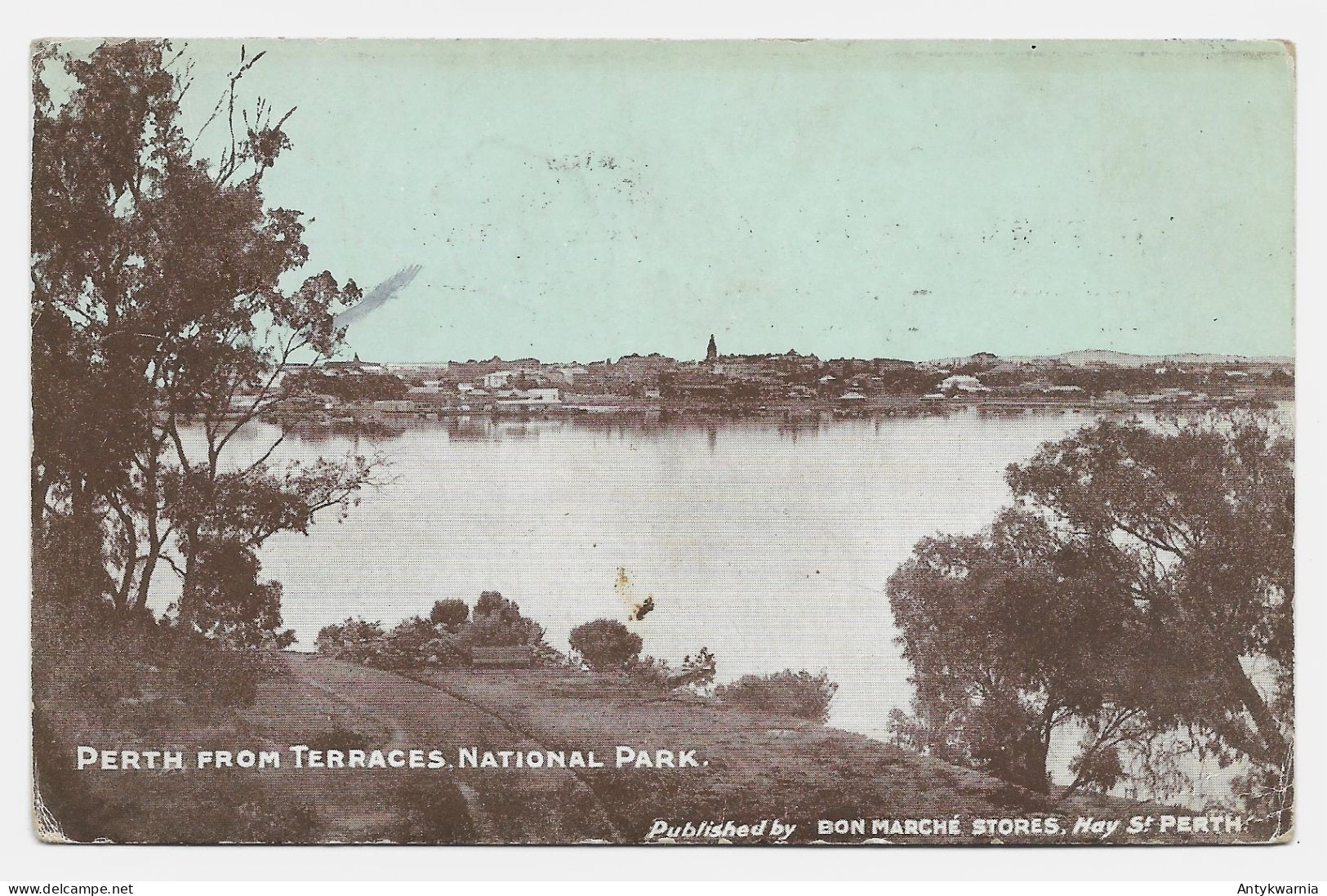 PERTH FROM TERRACES, NATIONAL PARK 1913y.    H304 - Perth