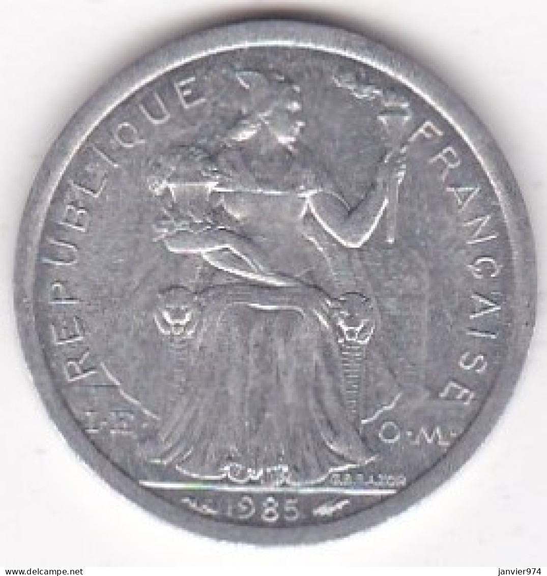 Nouvelle-Calédonie . 1 Franc 1985, En Aluminium, Lec# 47 - Nouvelle-Calédonie