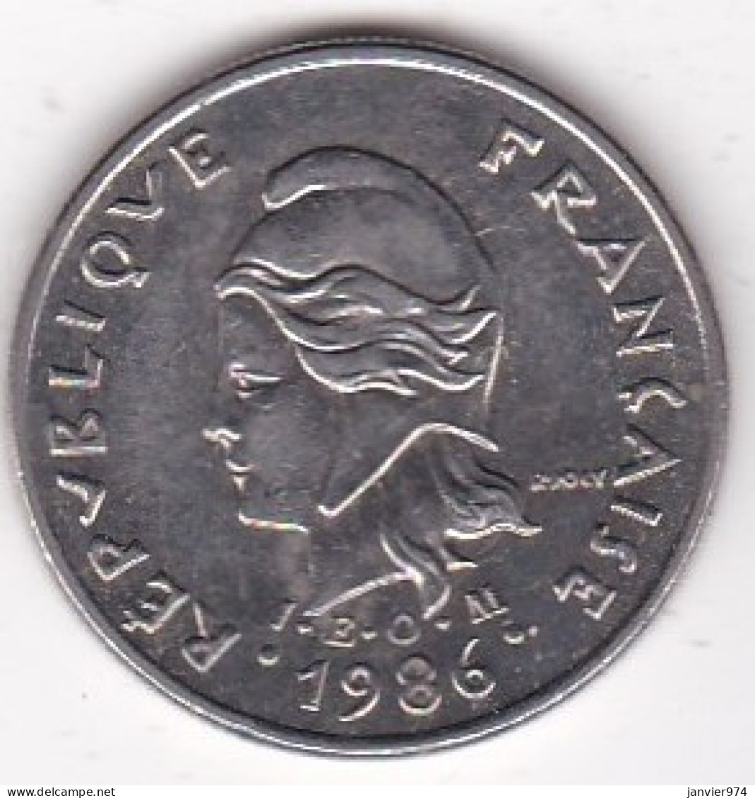 Nouvelle-Calédonie. 10 Francs 1986. En Nickel, Lec# 95 - New Caledonia