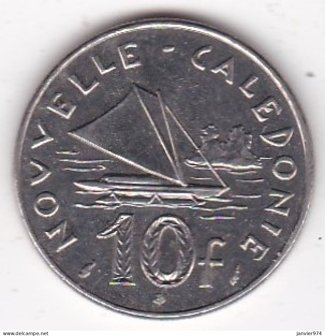 Nouvelle-Calédonie. 10 Francs 1986. En Nickel, Lec# 95 - Nieuw-Caledonië