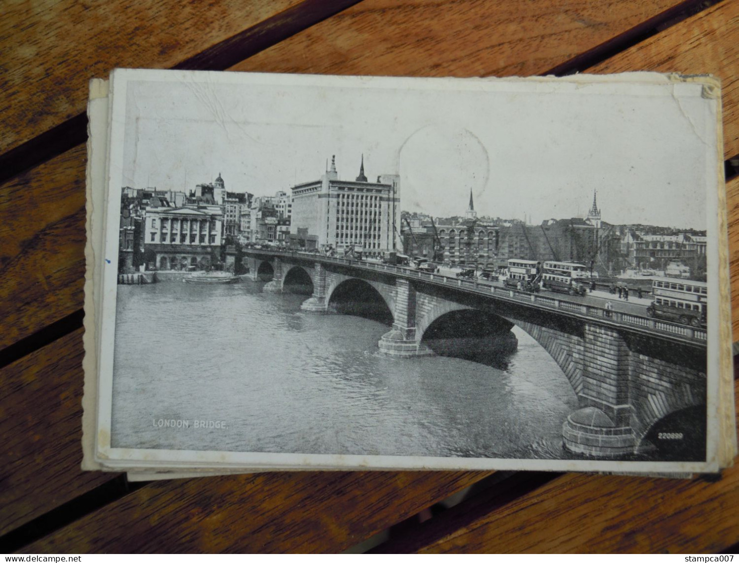 London Bridge 1938  Gelopen - Verstuurd  (Class Doos Bra ) - River Thames