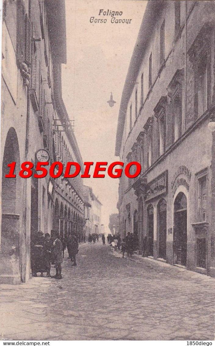 FOLIGNO - CORSO CAVOUR F/PICCOLO VIAGGIATA  BELLA ANIMAZIONE - Foligno