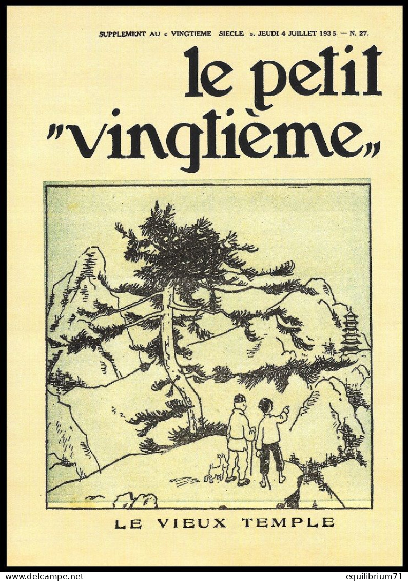 Carte Postale/Postkaart** - Kuifje/Tintin/Tim - Le Petit Vingtième, Supplément "Vingtième Siècle - Jeudi 04-07-35 N°27 - Philabédés
