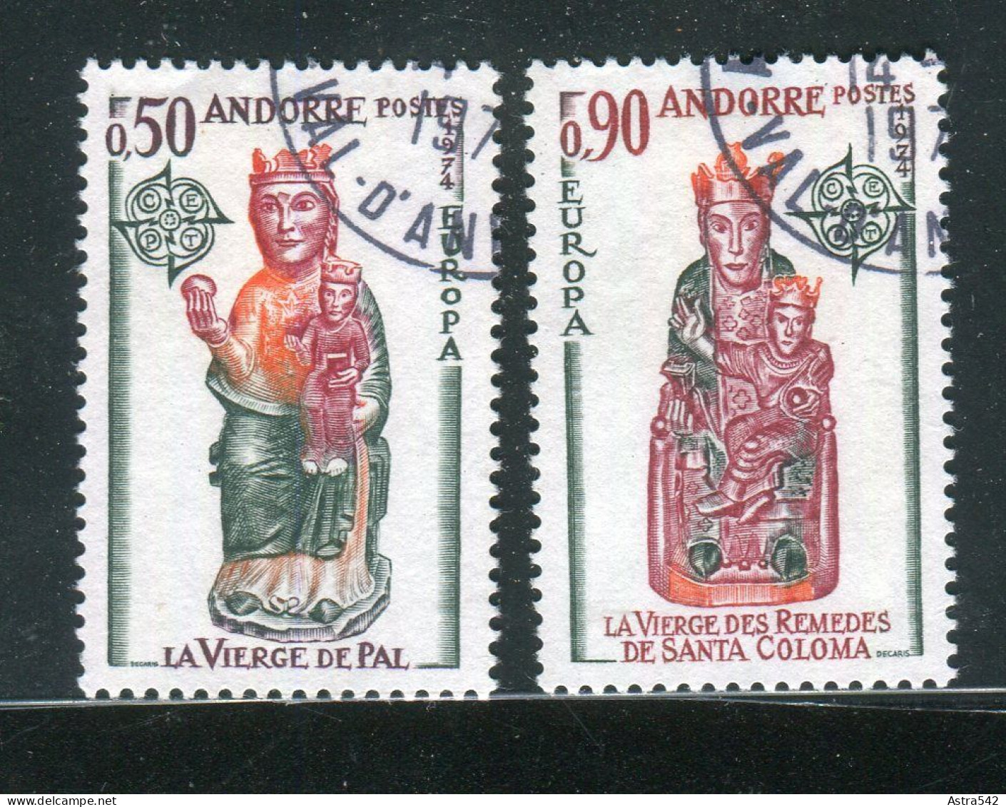 "ANDORRA (fr.)" 1974, Mi. 258/259 Gestempelt (A757) - Oblitérés