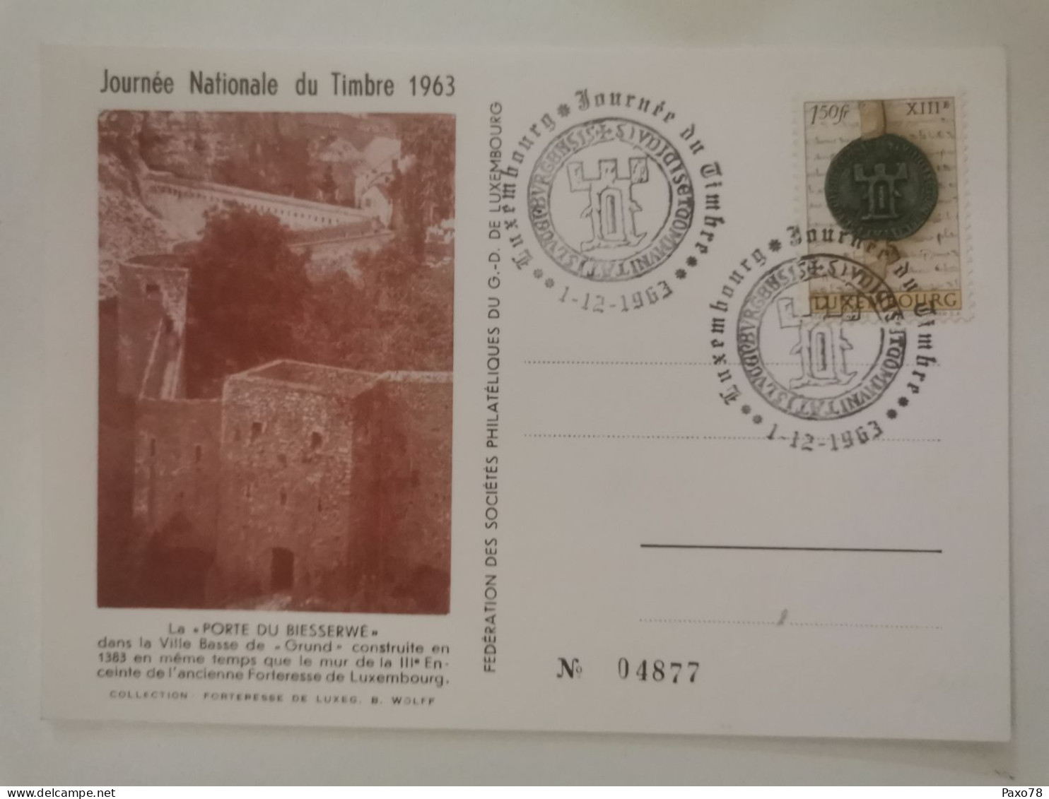 Journée Du Timbre 1963 - Commemoration Cards
