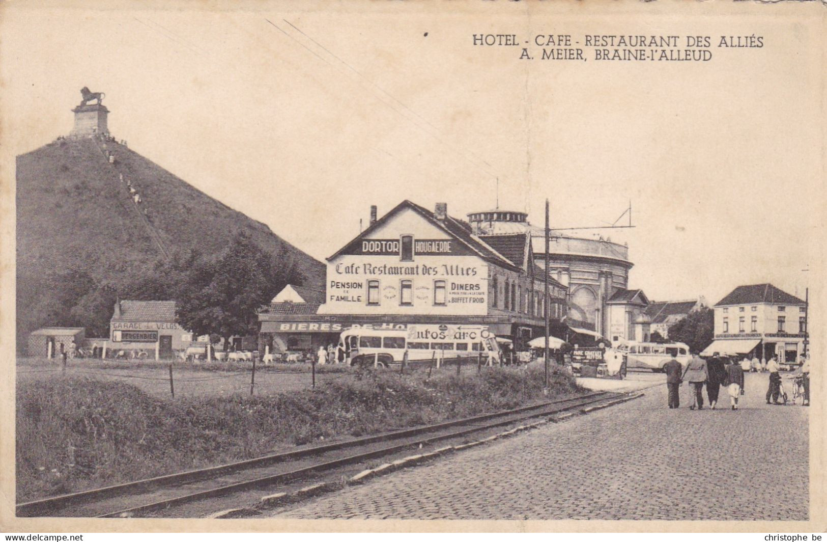 Hotel Café Restaurant Des Alliés, A Meier, Braine L'Alleud (pk85686) - Eigenbrakel