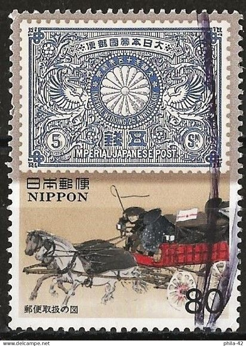 Japan 1995 - Mi 2283 - YT 2163 ( History Of The Postage Stamp ) - Usados