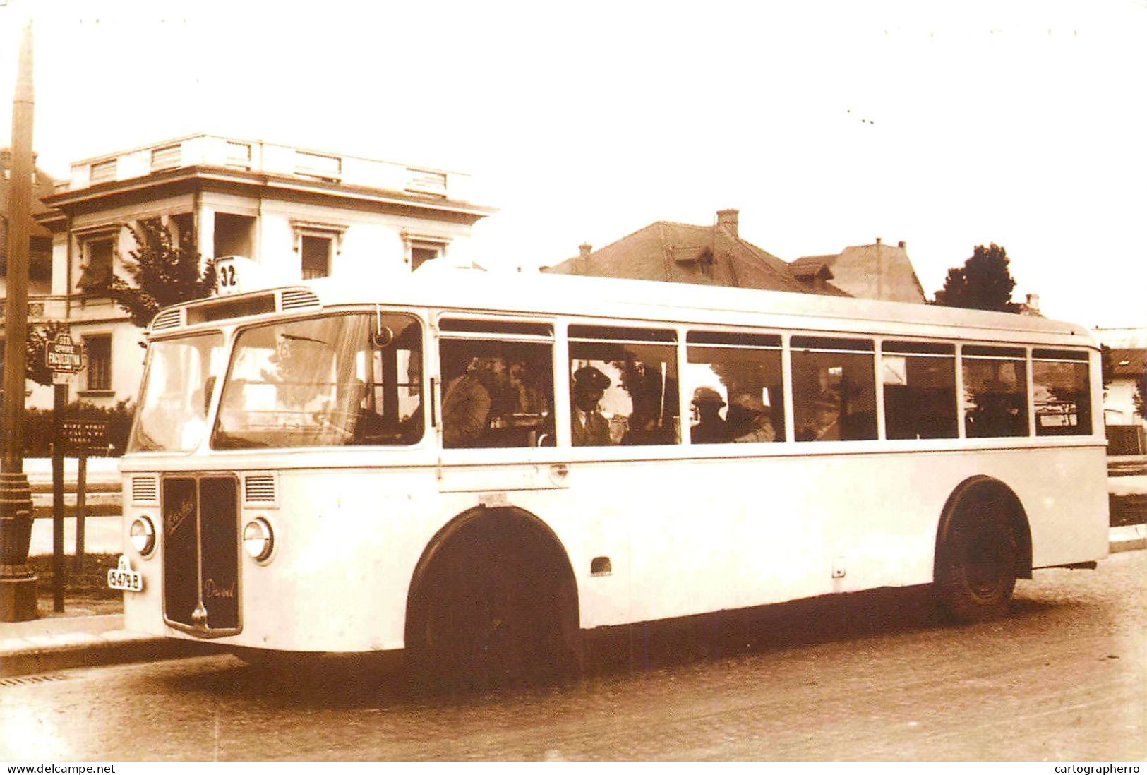 Romania Regia Autonoma De Transport Bucuresti Autobuz Henschel Diesel Pe Lascar Catargiu 1938 - Bermuda