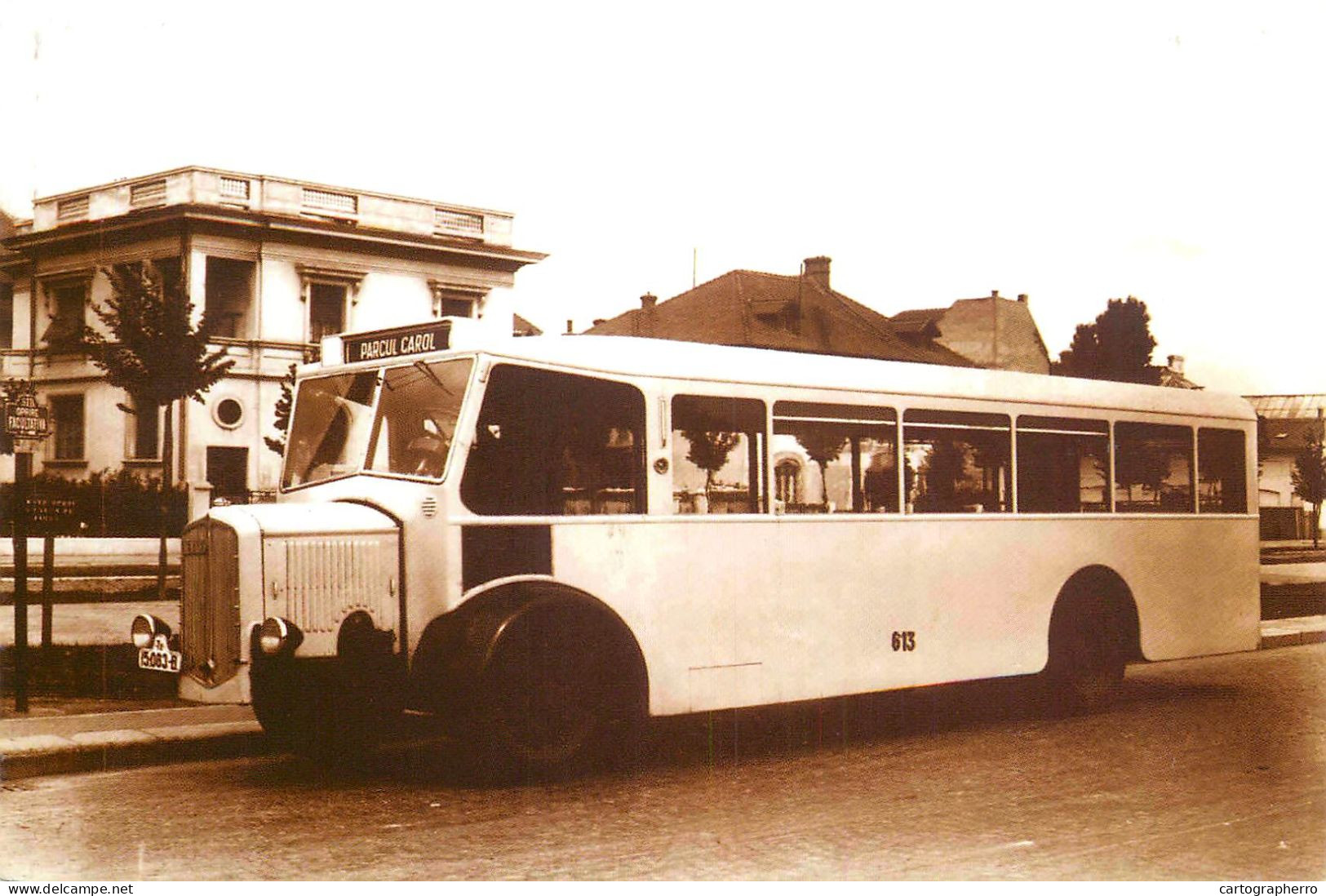 Romania Regia Autonoma De Transport Bucuresti Autobuz Renault Lascar Catargiu 1938 - Bermuda