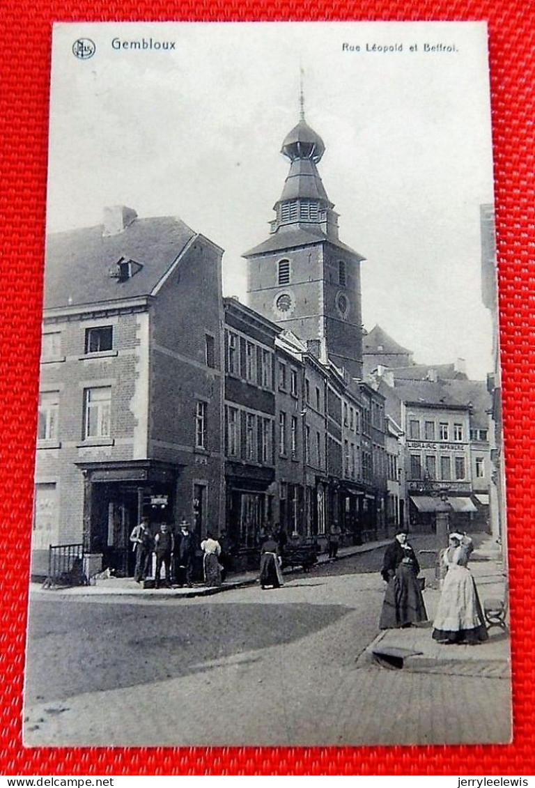 GENBLOUX  -  Rue Léopold Et Beffroi - Gembloux