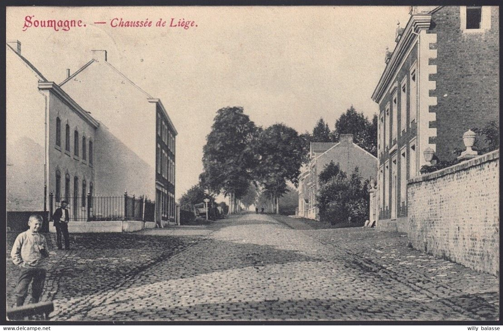 +++ CPA - SOUMAGNE - Chaussée De Liège   // - Soumagne