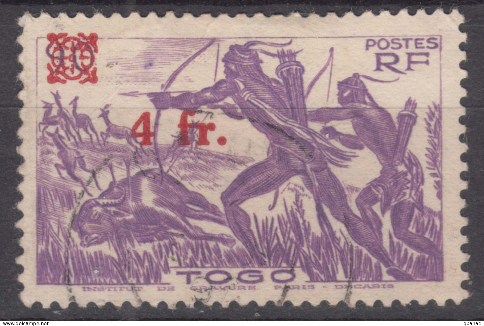 Togo 1944 Mi#190 Used - Used Stamps